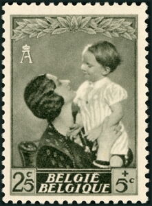 Queen Astrid and Prince Baudouin