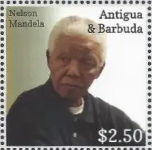 Nelson Mandela wearing Black