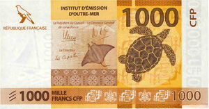 1,000 Francs CFP