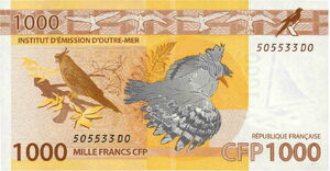 1,000 Francs CFP