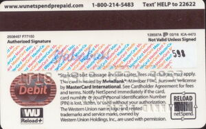 netSpend. Western Union