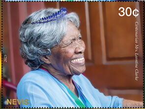 Centenarian Mrs Leontine Clarke