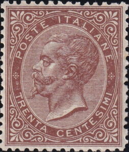 King Vittorio Emanuele II by an oval