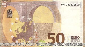 50 Euro (SPECIMEN)