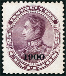 Simón Bolívar (overprinted)