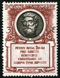 St. Peter and Inscription