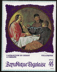 "Christ at Emmaus", by Velazquez