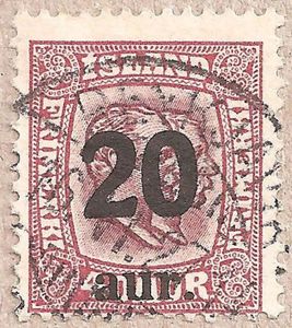 Kings Christian IX and Frederik VIII; Surcharge