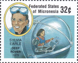 Sylvia Earle (1935-) and Deep Rover, 1979