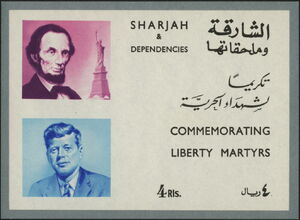 Abraham Lincoln, John F. Kennedy, Gold Frame