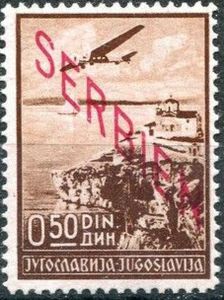 Yugoslavian Airmail Overprint