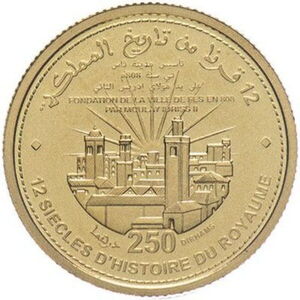 250 Dirhams (12 Centuries of Monarchy)