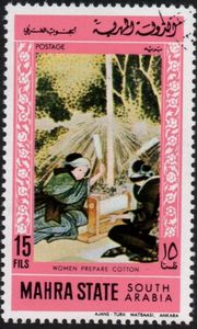 Women Prepare Cotton