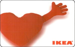 Heart pillow with hand