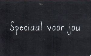 Speciaal voor jou