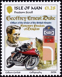Geoff Duke, Motorcyclist