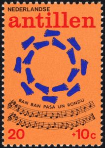 Footprints in circle