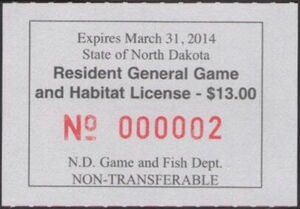 Resident General Game and Habitat License