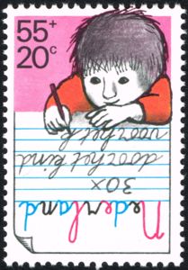 Boy Writing