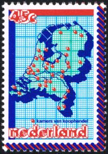 Map with the 36 Chambers of Commerce