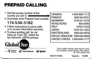 Globe 50 Units (North America Plan)