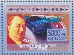 Ettore Bugatti and EB 116