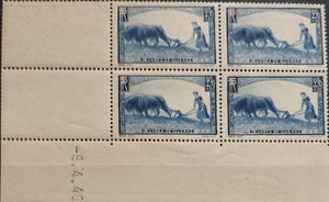 War Aid. Woman Plowing