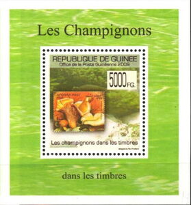 Mushroom Stamps on Stamps