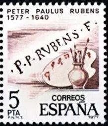 Artist's Palette and Ruben's Signature