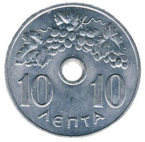 10 Lepta (Grape vine)