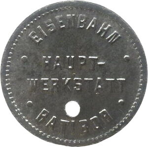 2 Pfennig (Eisenbahn Haupt Werkstatt)
