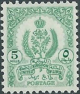 Crowned symbols of Cyrenaica, Tripolitania and Fezzan