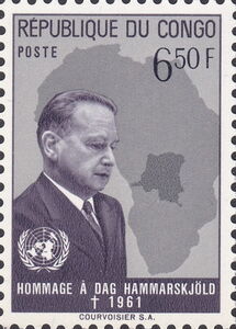 Dag Hammarskjöld (1905-1961) Secretary-general UNO