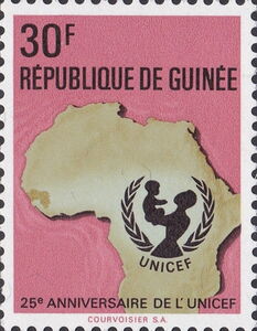 UNICEF-Emblem, Map of Africa