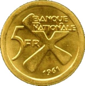 5 Francs (Gold edition)