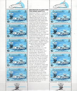 Flight of Columbia space shuttle