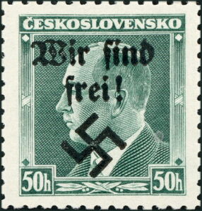 Dr. Edvard Beneš, overprinted