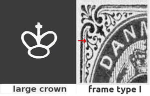 Frame I, wmk 1Y, perf 12¾