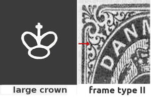 Frame II, wmk 1Y, perf 12¾