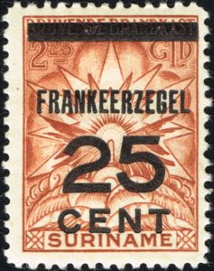 Safety deposit box stamps (Overprinted)