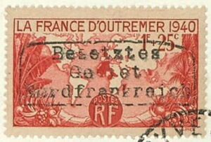 World Map Showing French Possessions