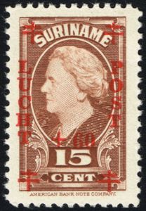 Queen Wilhelmina (overprinted)