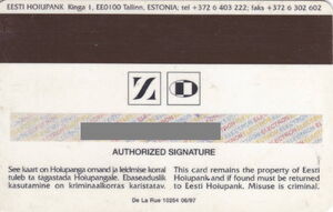 Keys 3 (savings card)