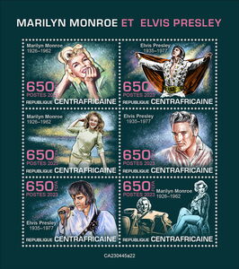 Marilyn Monroe and Elvis Presley