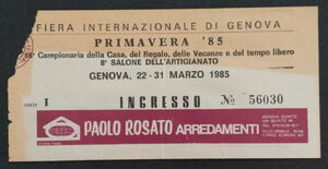 Primavera '85 - Fiera di Genova