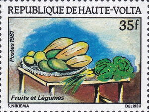 Fruits and vegetables