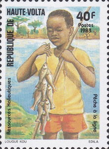 Fisherman with fishes