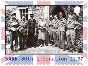Dame Sibyl Hathaway and British Soldiers