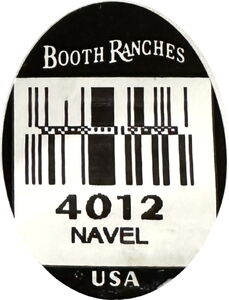 Booth Ranches 4012 Navel