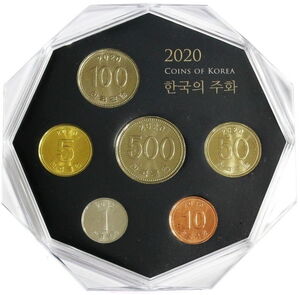 Various Won (Mint set 2020)